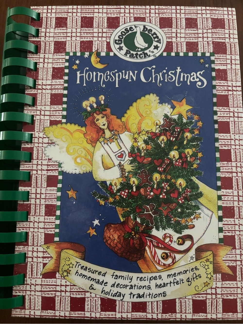 Vintage Homespun Christmas Recipe Holiday Traditions Book -Final Sale